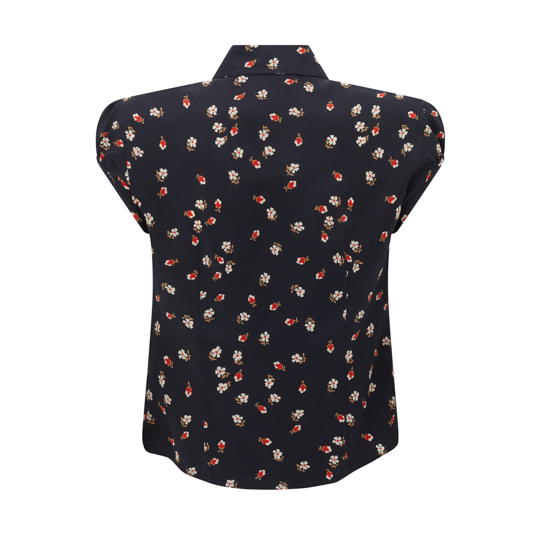 Canale Silk Flower Top