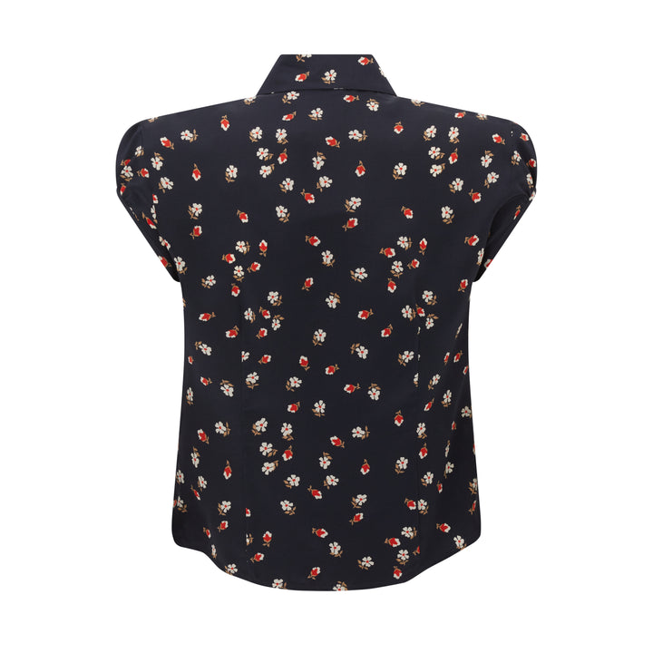 Canale Silk Flower Top