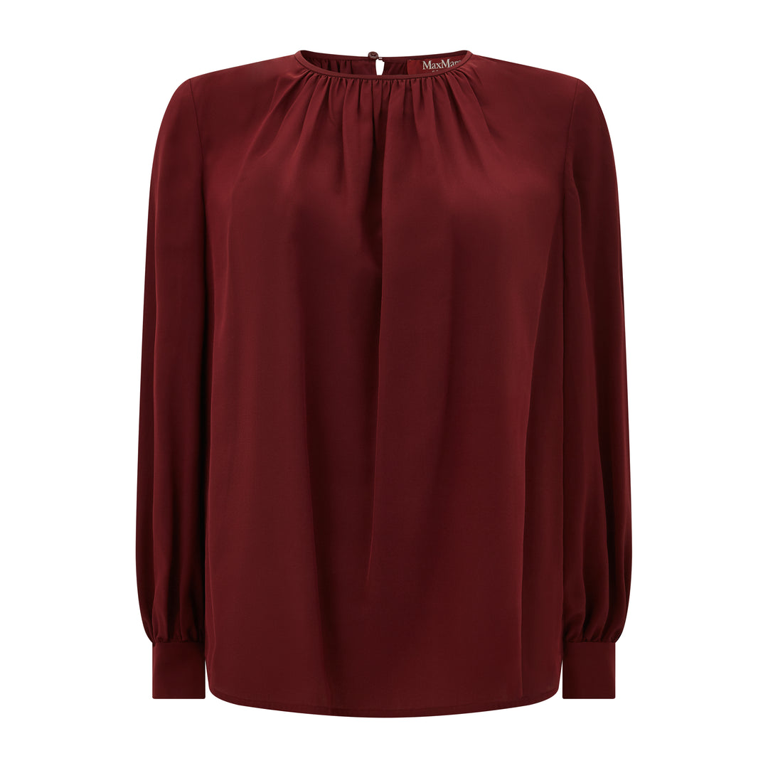 Vasto Crepe De Chine Silk Blouse