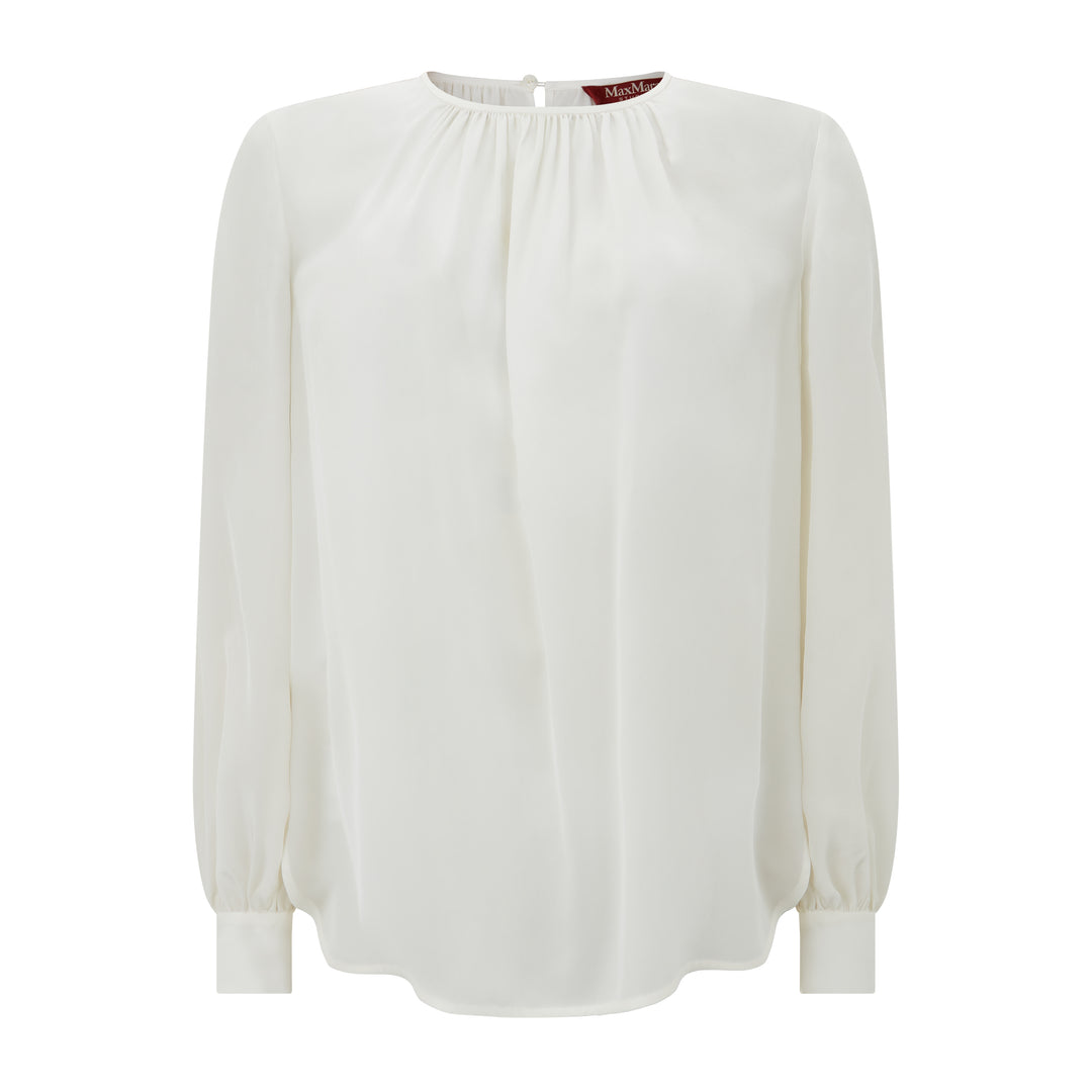 Vasto Crepe De Chine Silk Blouse