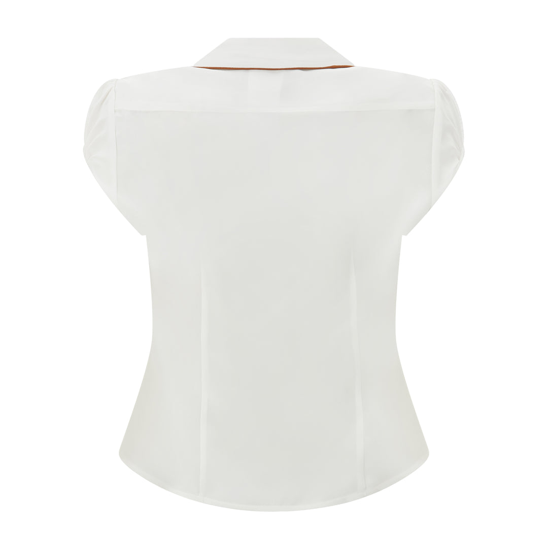 Skipper Crepe De Chine Silk Blouse