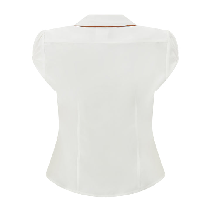 Skipper Crepe De Chine Silk Blouse