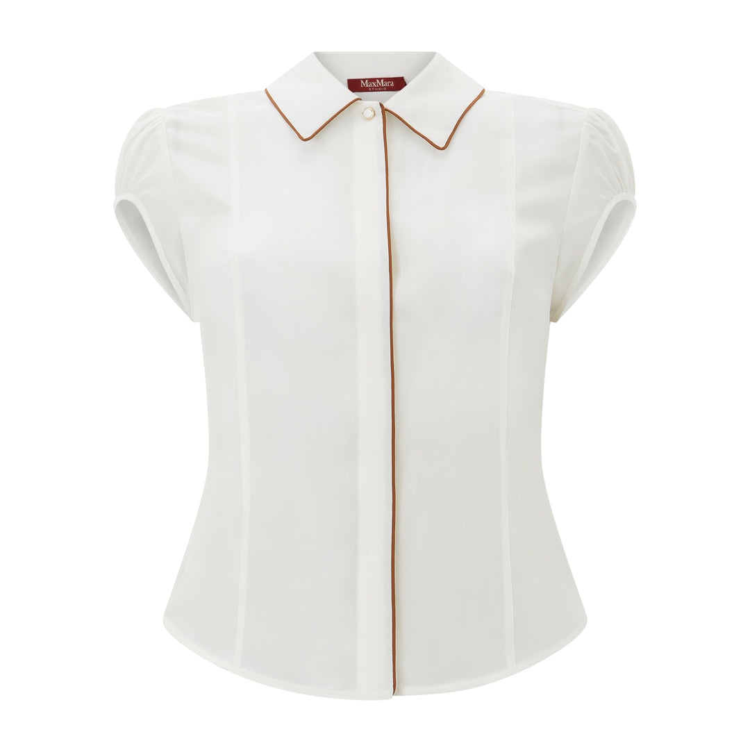 Skipper Crepe De Chine Silk Blouse