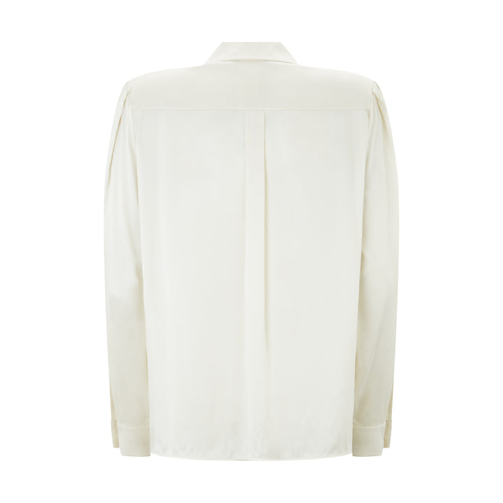 Vongola Pleated Silk Shirt
