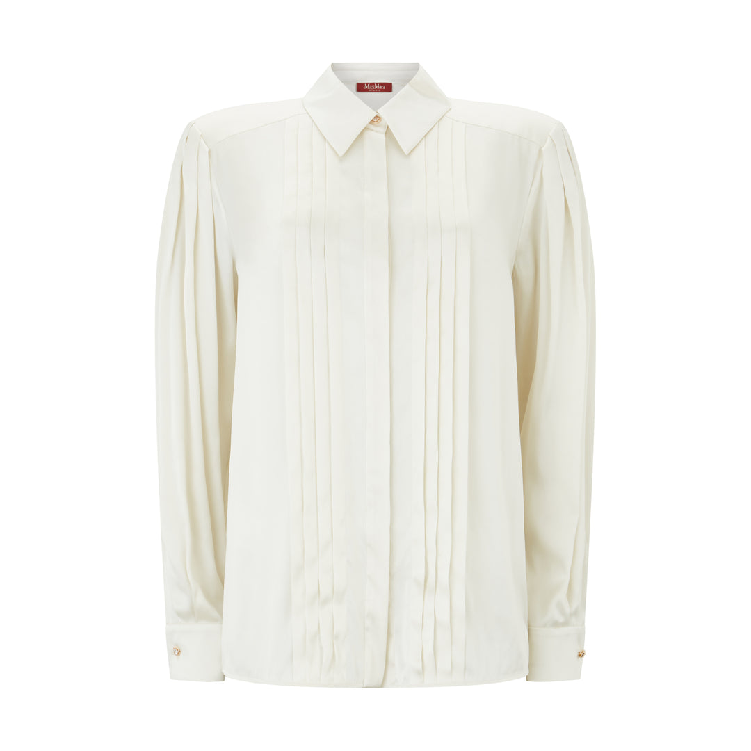 Vongola Pleated Silk Shirt