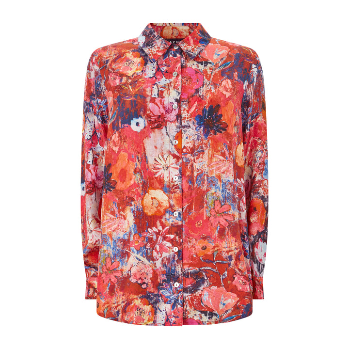 Concordia Winter Peonie Silk Shirt