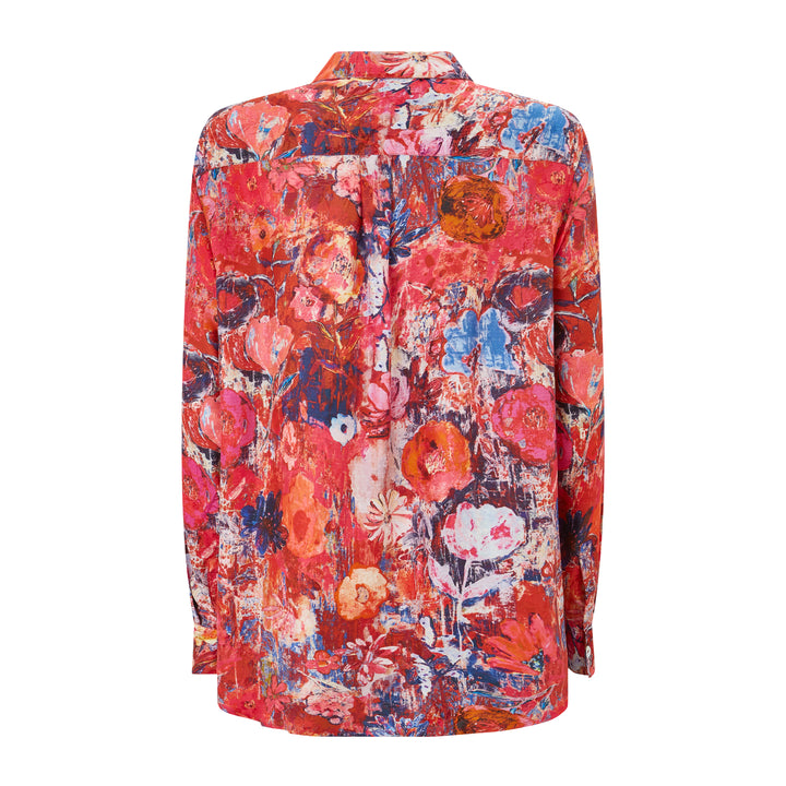 Concordia Winter Peonie Silk Shirt