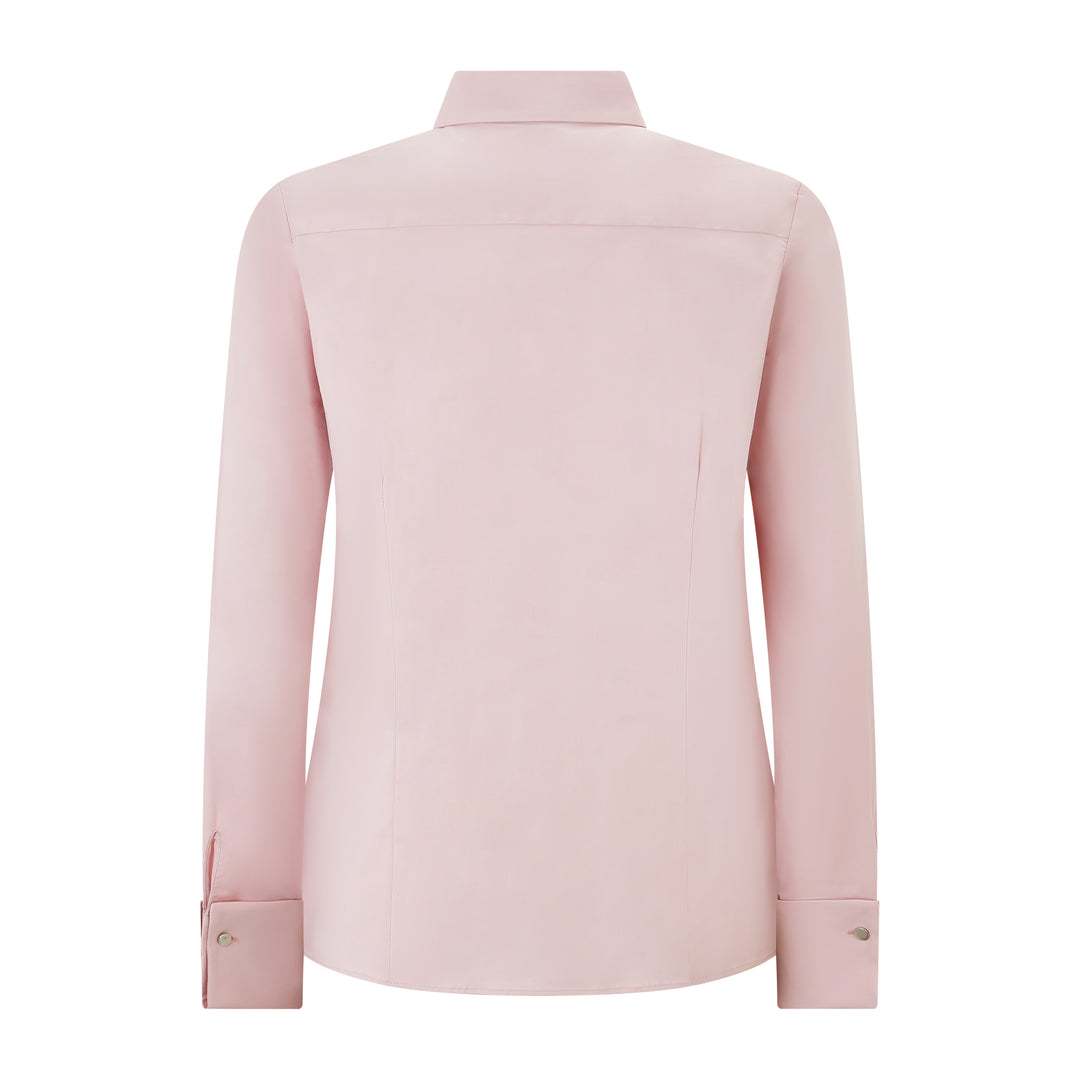 Cufflink Stretch Cotton Shirt