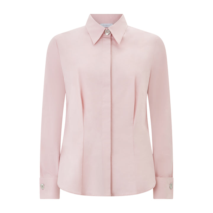 Cufflink Stretch Cotton Shirt