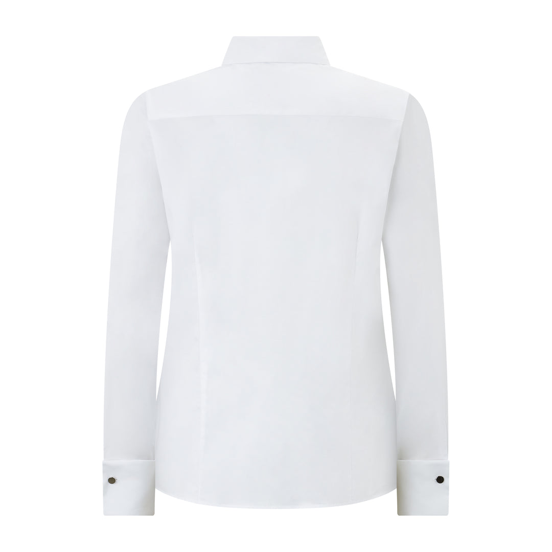 Cufflink Stretch Cotton Shirt