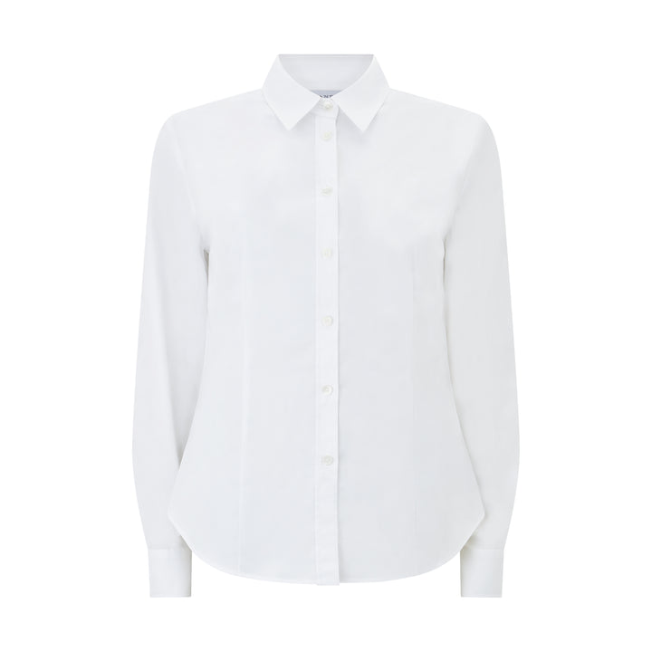 Plain Stretch Cotton Shirt