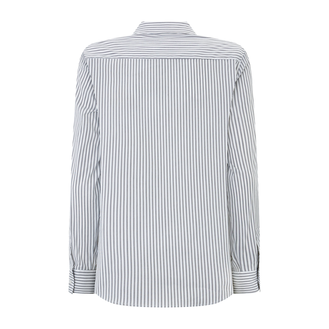 Stripe Stretch Cotton Shirt