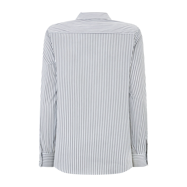 Stripe Stretch Cotton Shirt