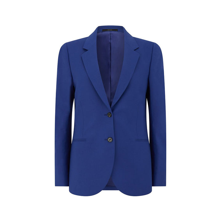 Tailored Cotton Jacket Blue