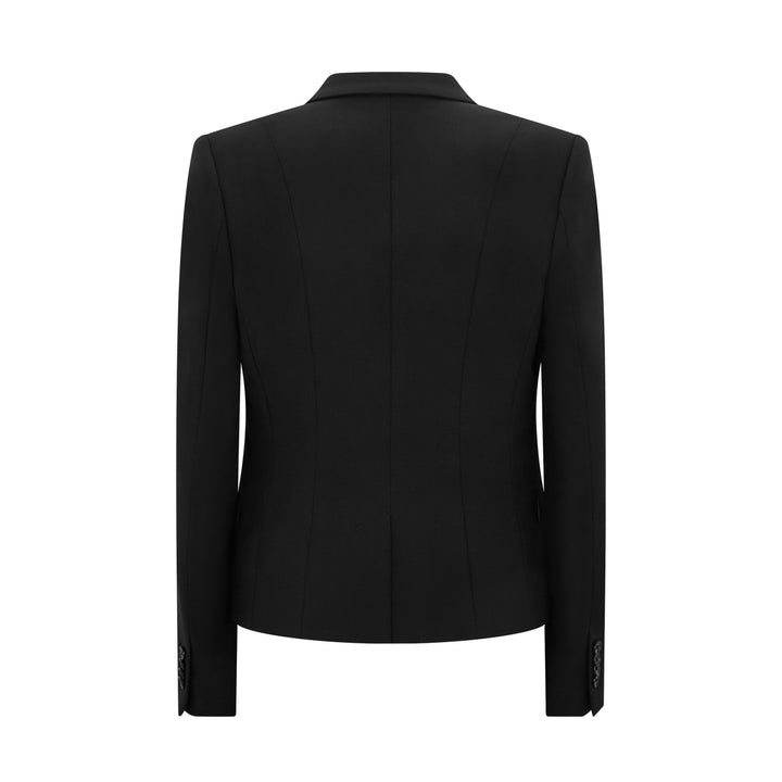 Tailored Peak Lapel Wool Jacket