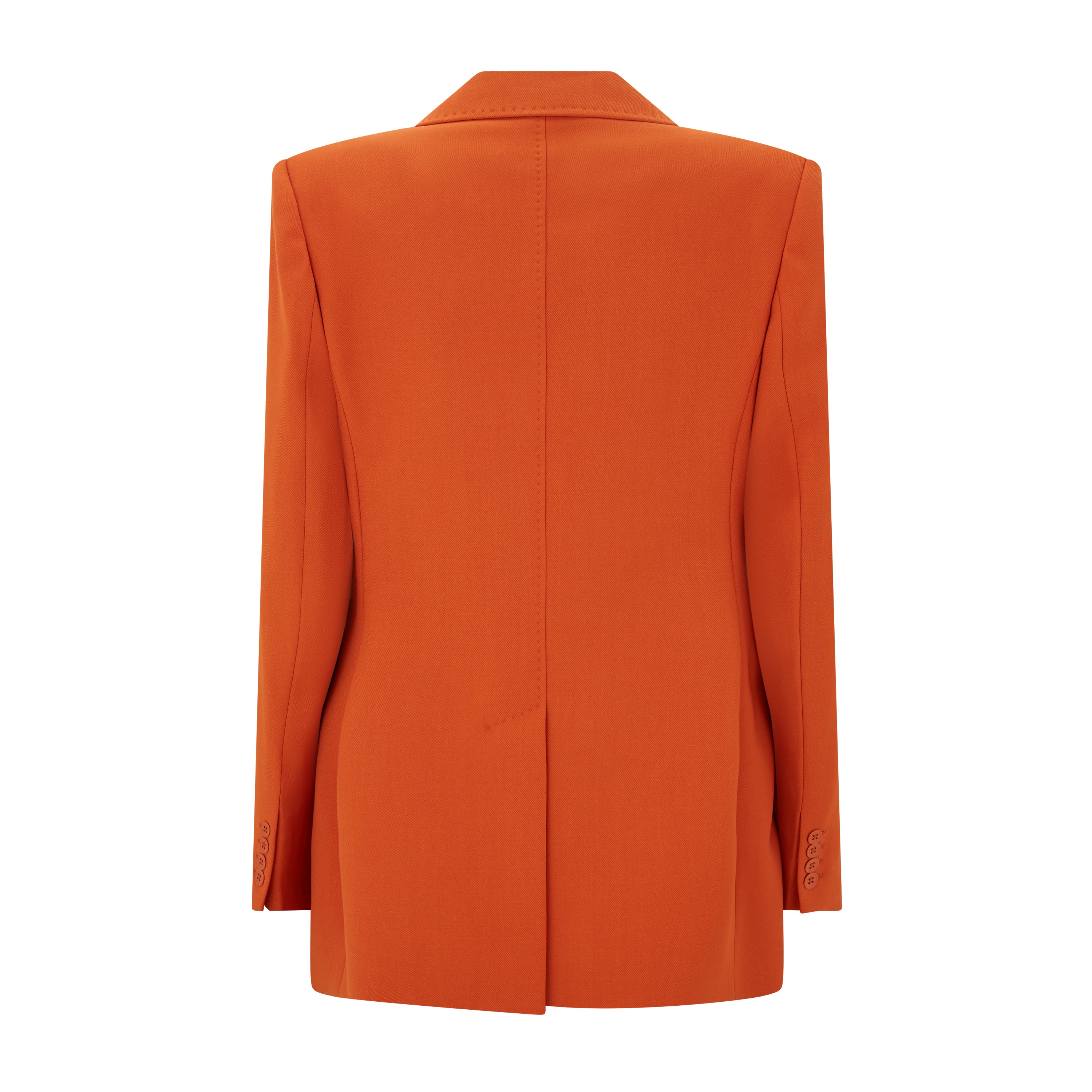 Ede & Ravenscroft | MaxMara Magma Tailored Wool Jacket | Orange