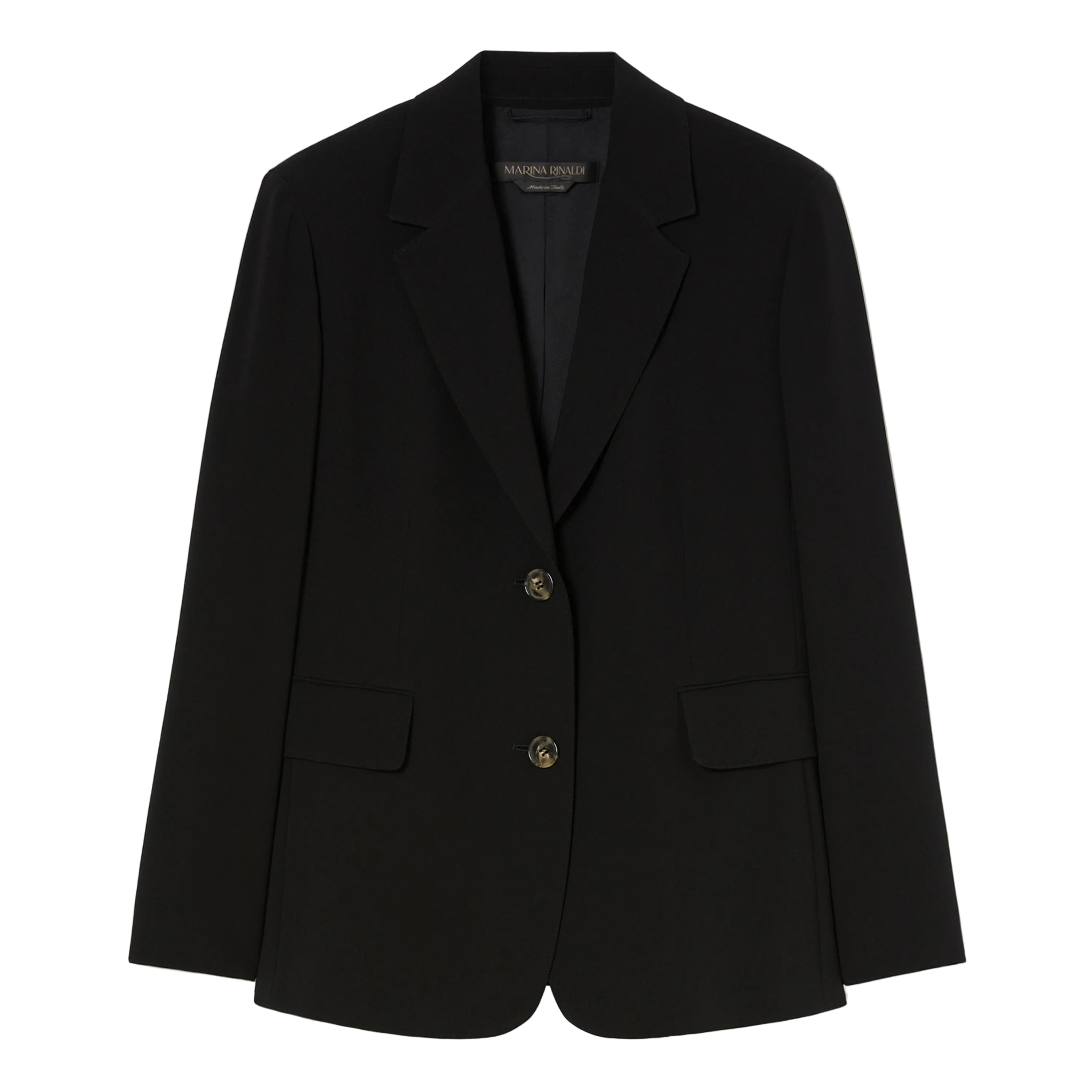 Ede & Ravenscroft | Marina Rinaldi Camairoe Tailored Cady Jacket | Black