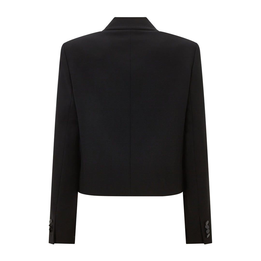 Colibri Jacket Ede & Ravenscroft | MaxMara Studio Colibri Tailored Cady Jacket | Black