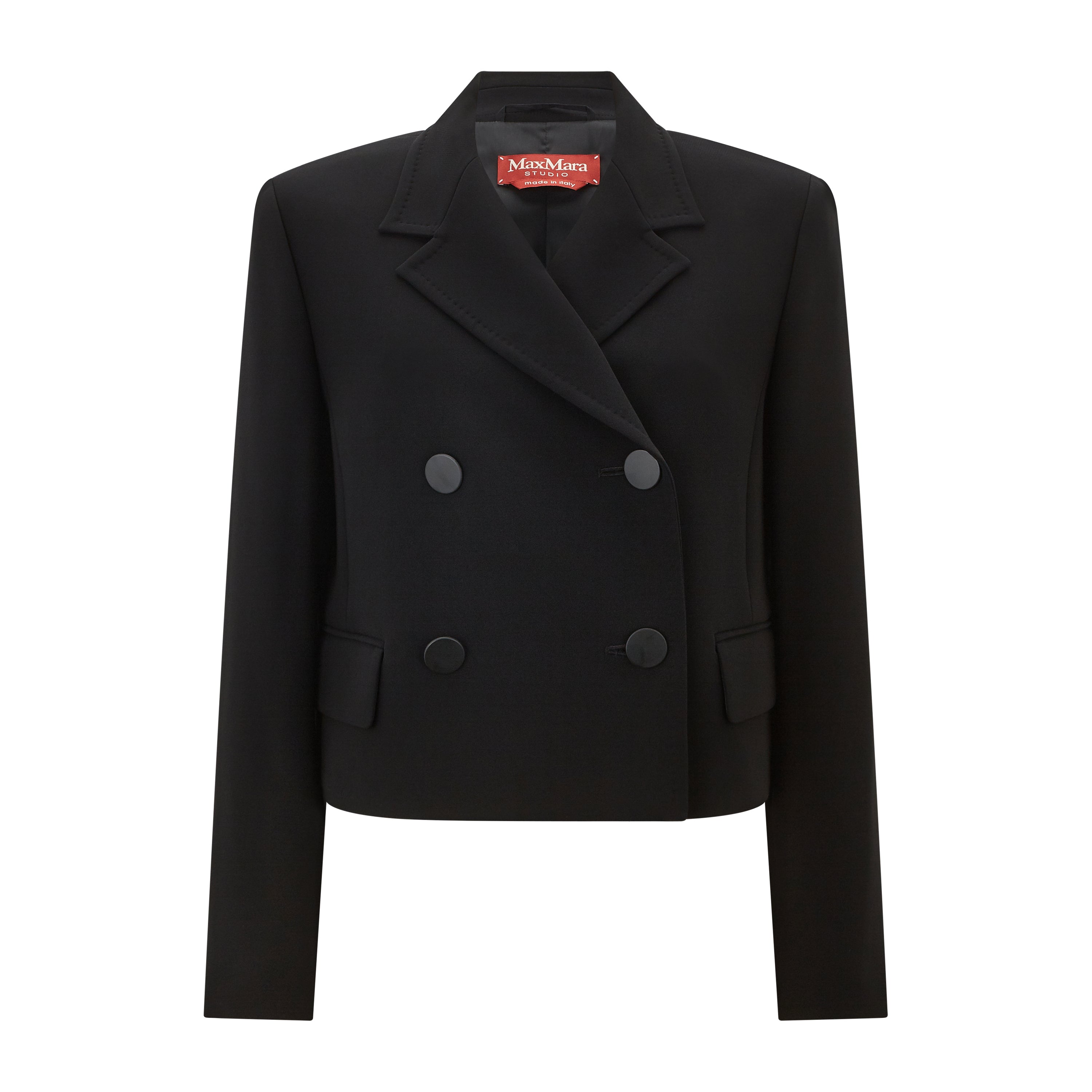 Colibri Jacket Ede & Ravenscroft | MaxMara Studio Colibri Tailored Cady Jacket | Black