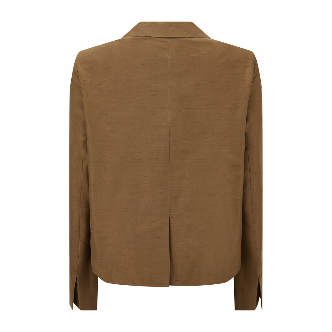 Frisco Silk Shantung Jacket