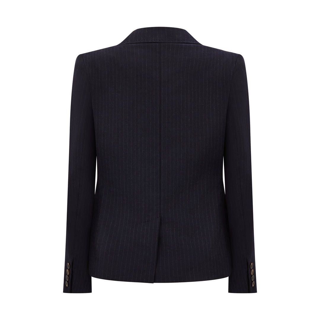 Panino Tailored Wool Pinstripe Jacket