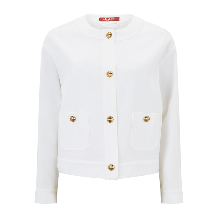 Kiwi Tailored Cotton Crepe Jacket