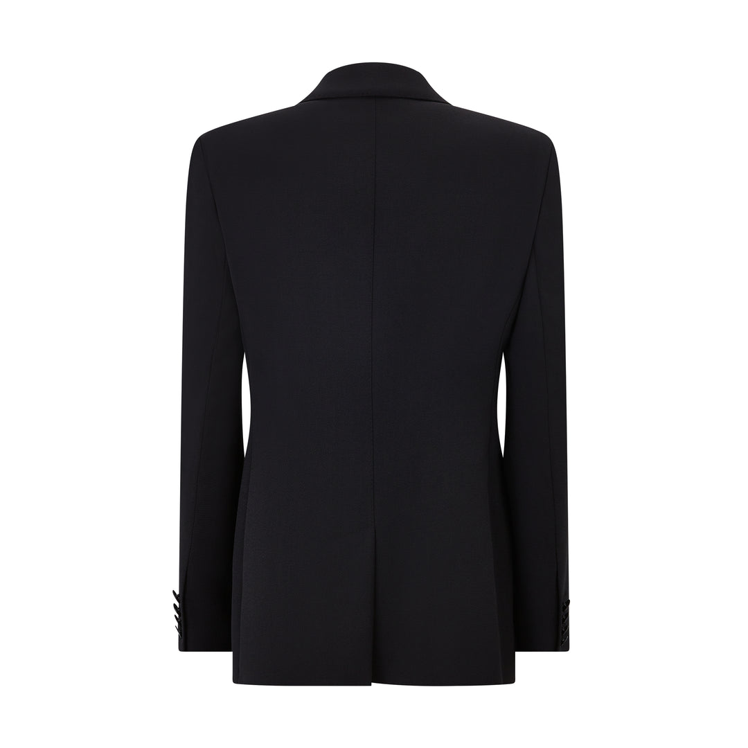 Argenta Tailored Wool Crepe Jacket