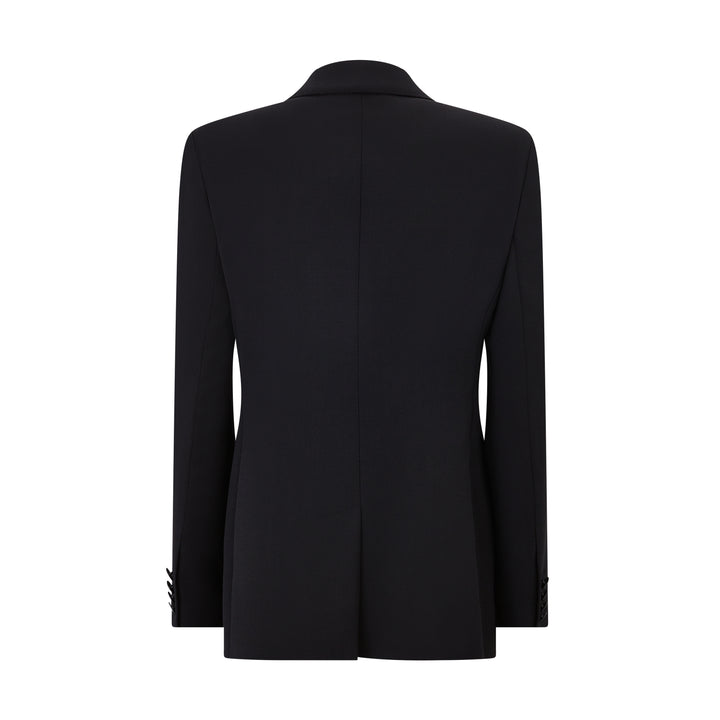 Argenta Tailored Wool Crepe Jacket