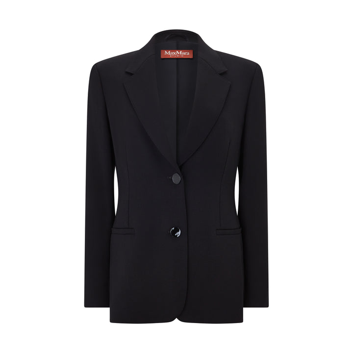Argenta Tailored Wool Crepe Jacket