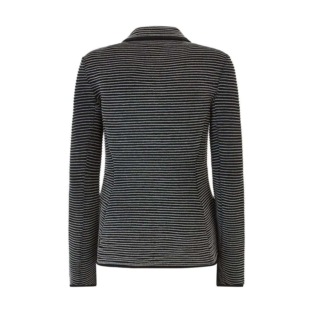 Tailored Striped Ottoman Jacket