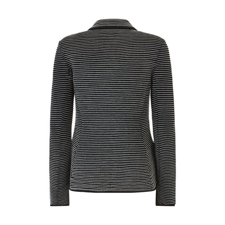 Tailored Striped Ottoman Jacket