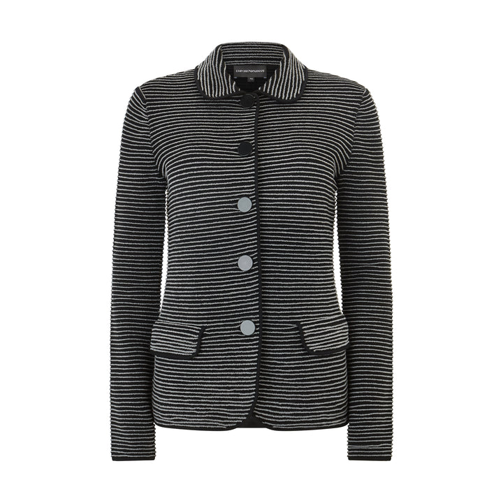 Tailored Striped Ottoman Jacket