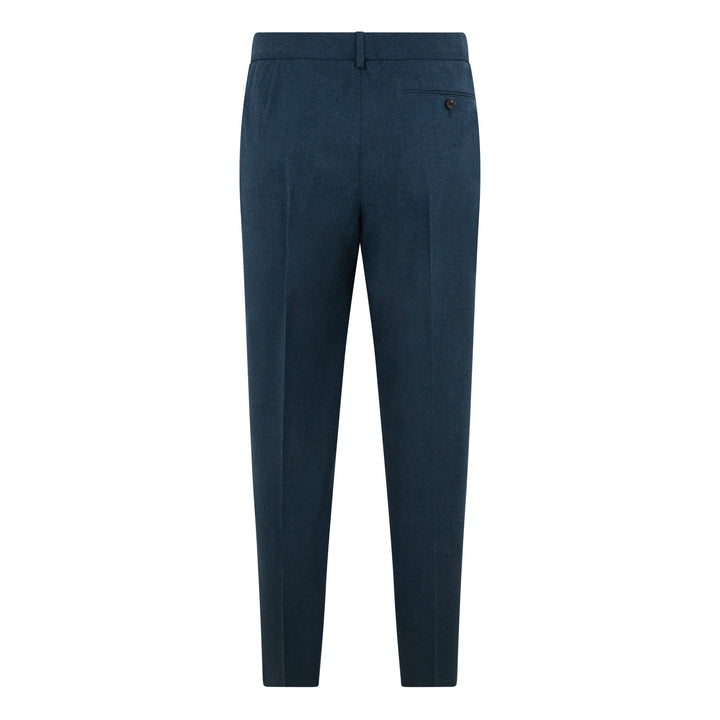 Tailored Flannel Wool Cashmere Trouser