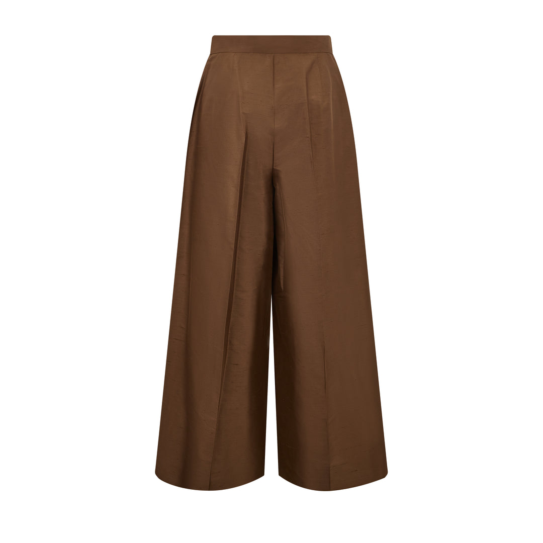 Ponera Silk Shantung Trouser