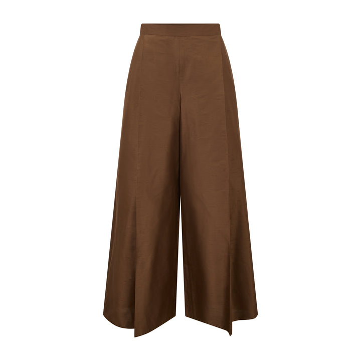Ponera Silk Shantung Trouser