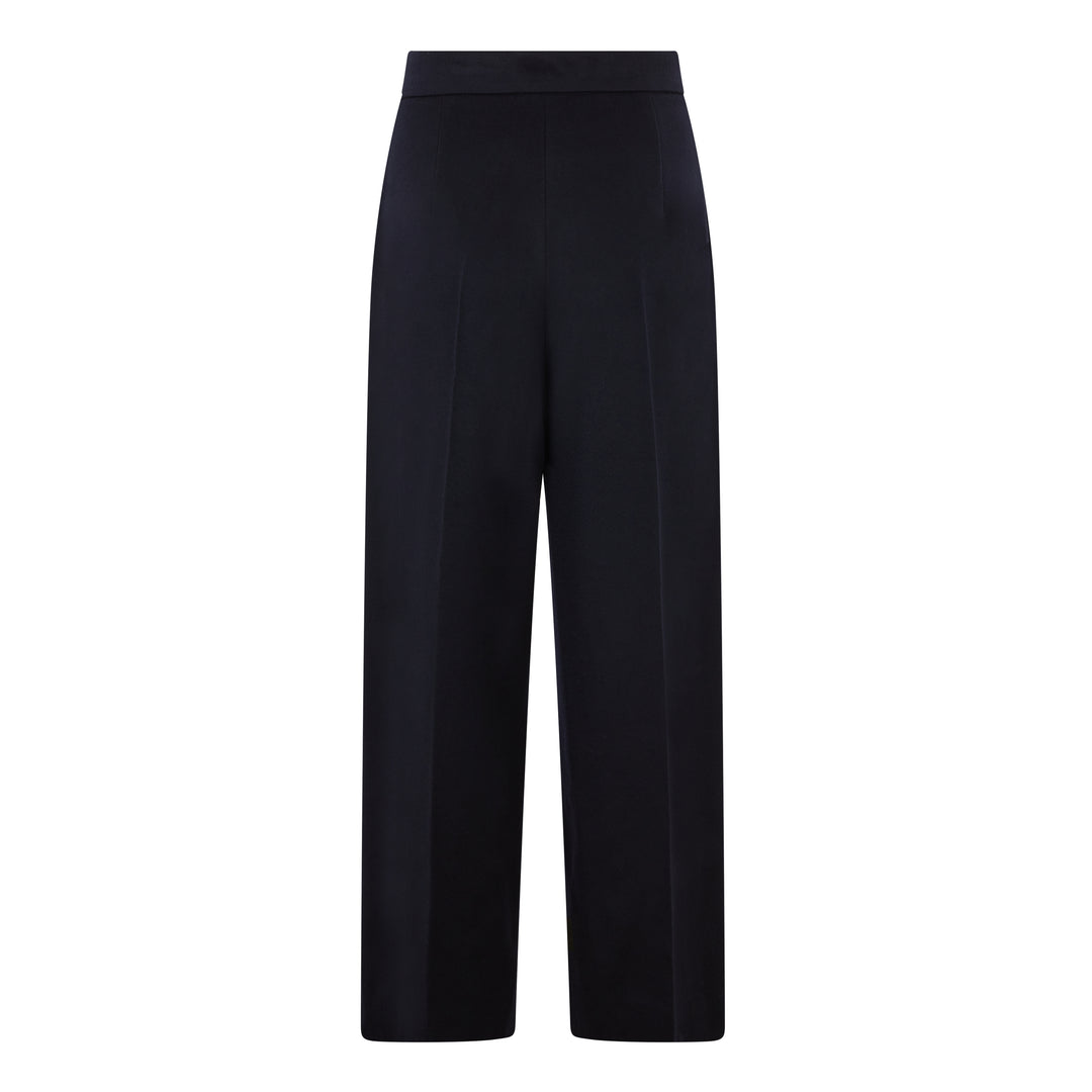 Marengo Tailored Wool Flannel Cropped Trouser