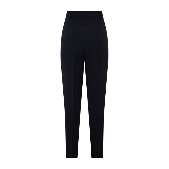 Canditi Tailored Cady Pleated Cropped Trouser