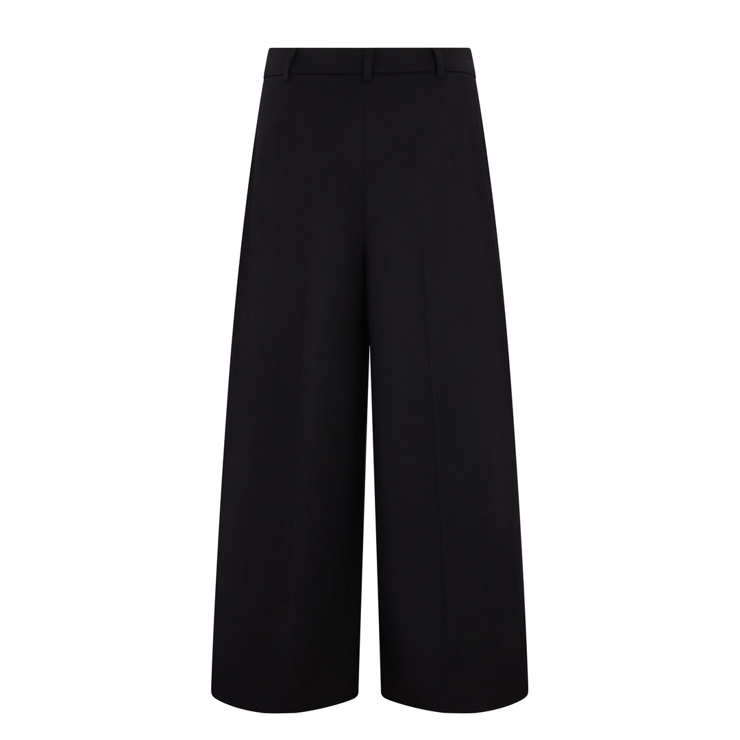 Tequila Cotton Stretch Wide Cropped Trouser