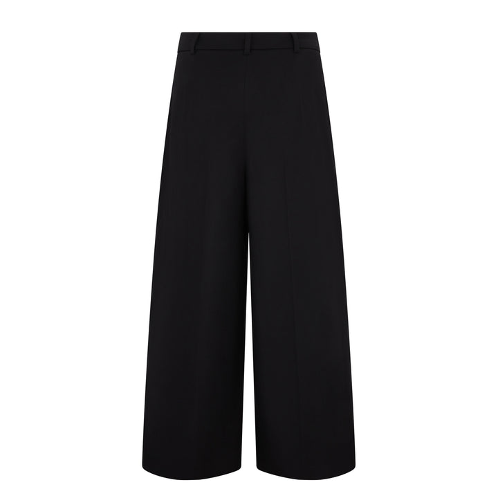 Tequila Cotton Stretch Wide Cropped Trouser