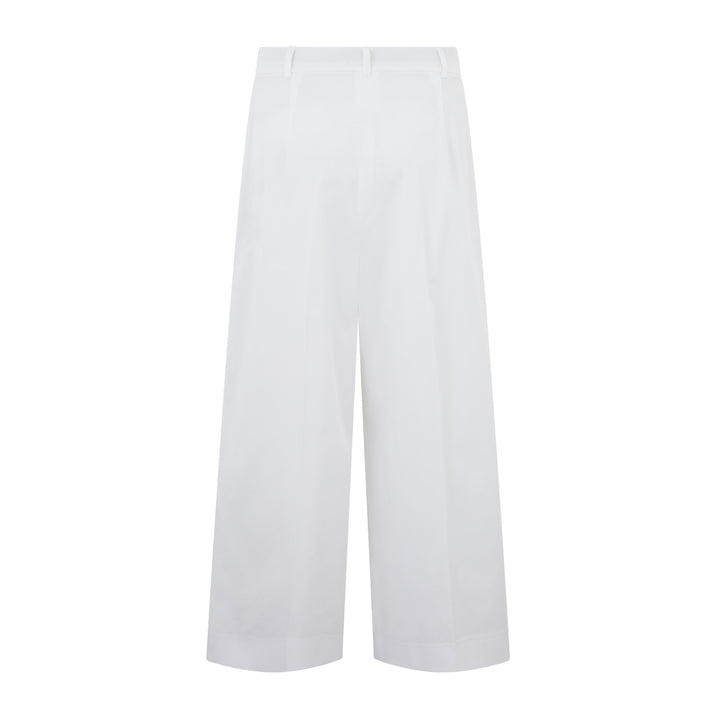 Tequila Cotton Stretch Wide Cropped Trouser