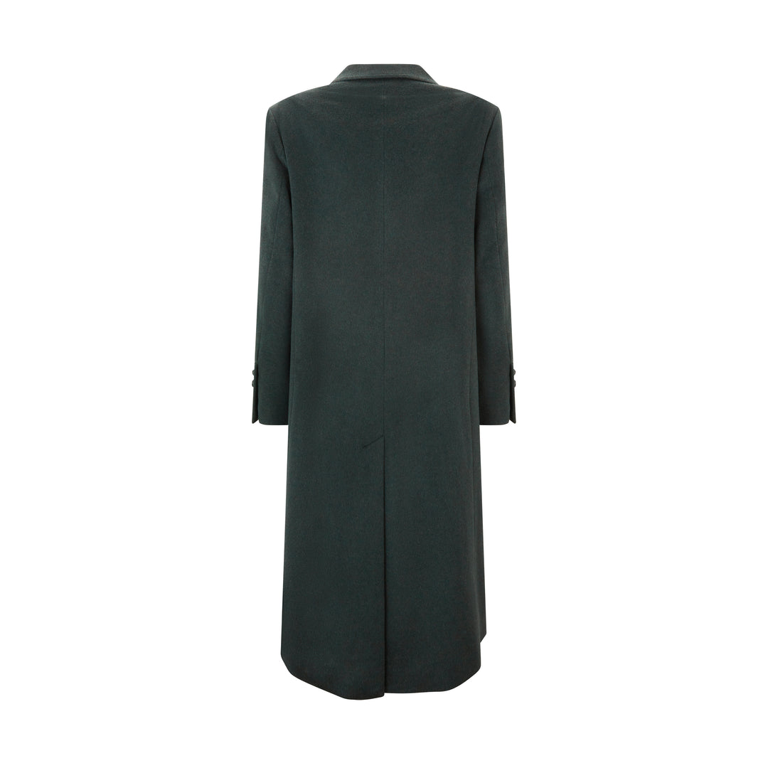 Green Wool Cashmere Coat