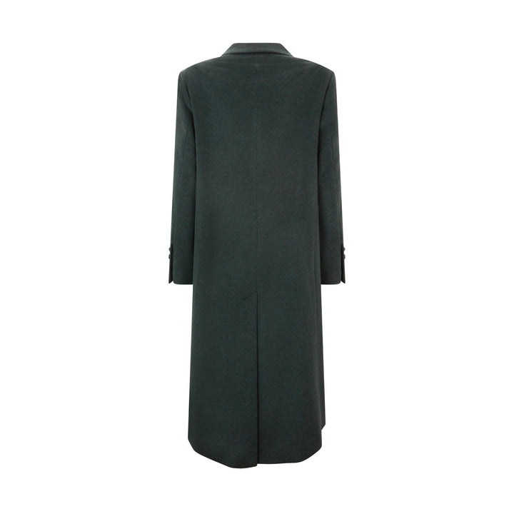 Green Wool Cashmere Coat