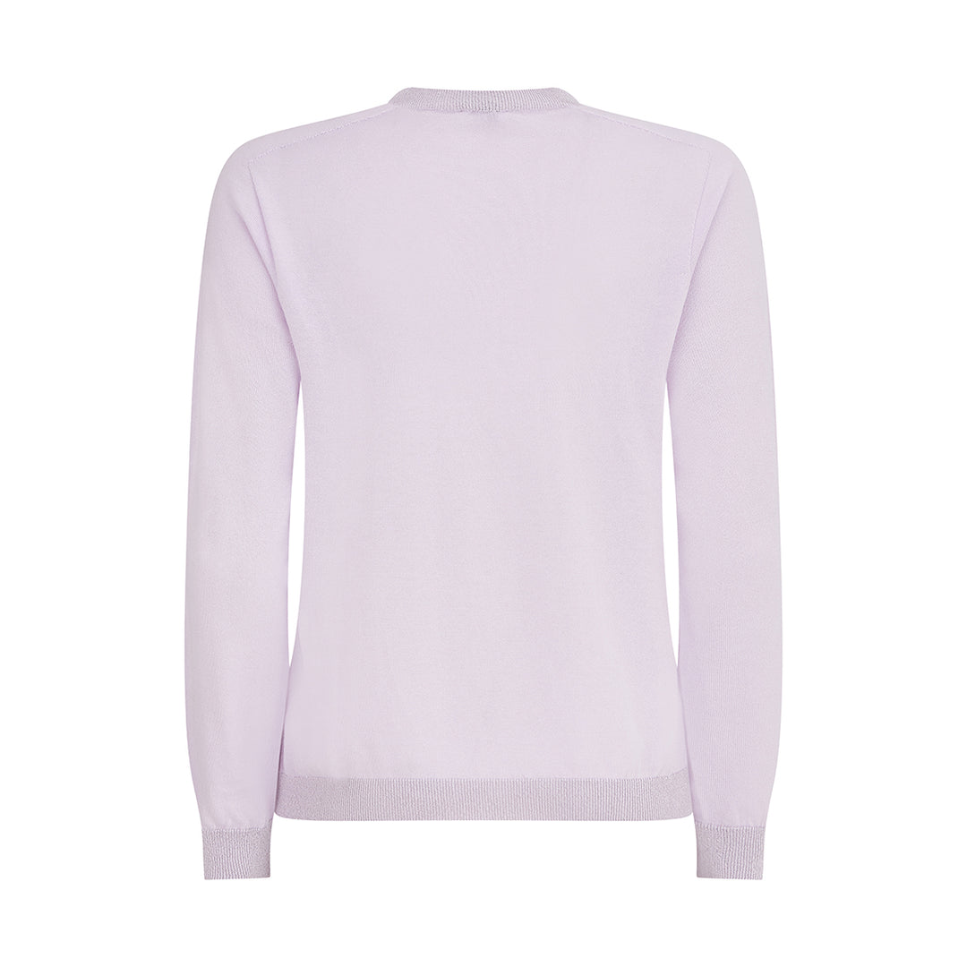 Cotton Knitted Sweater Lilac