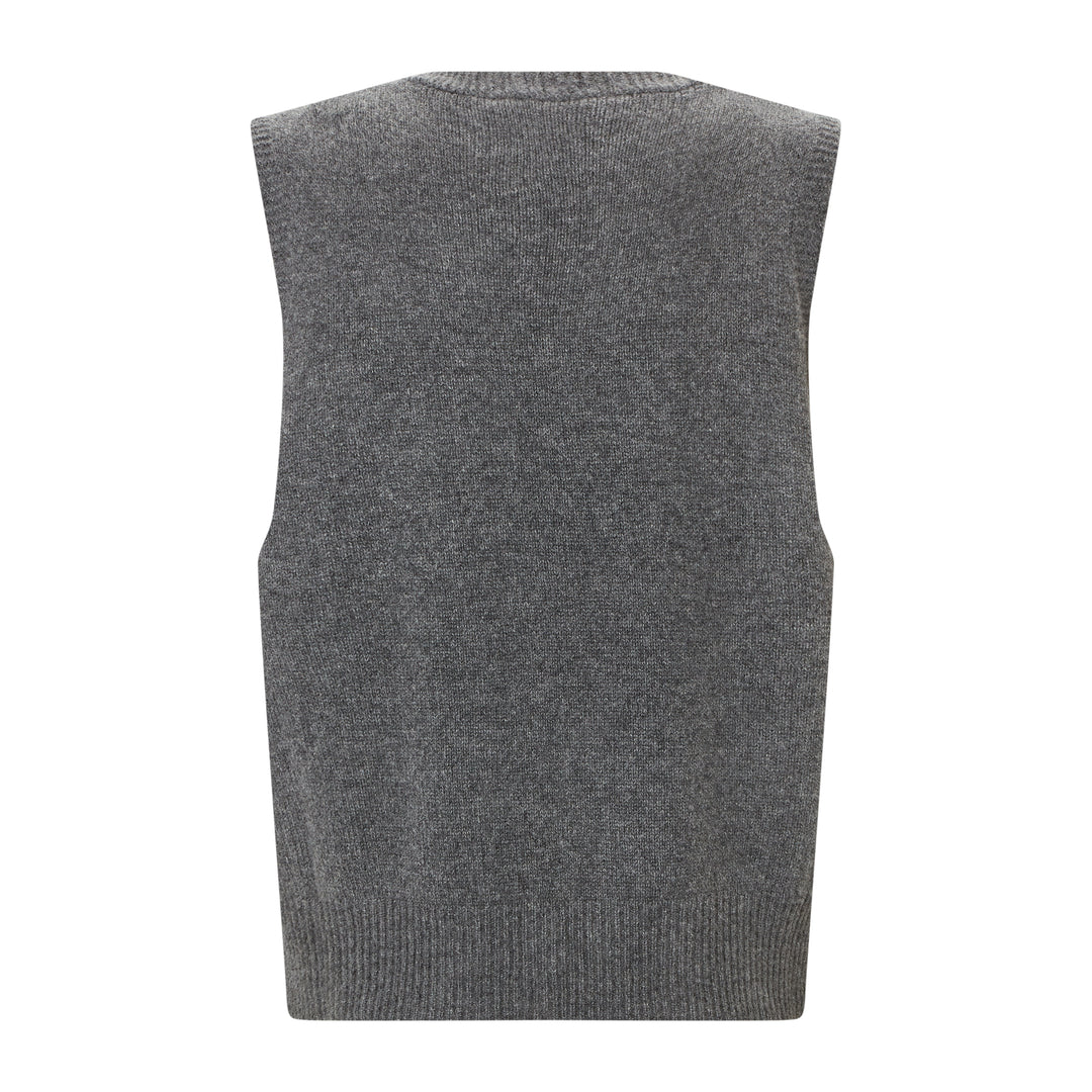 Cashmere Cardigan Vest