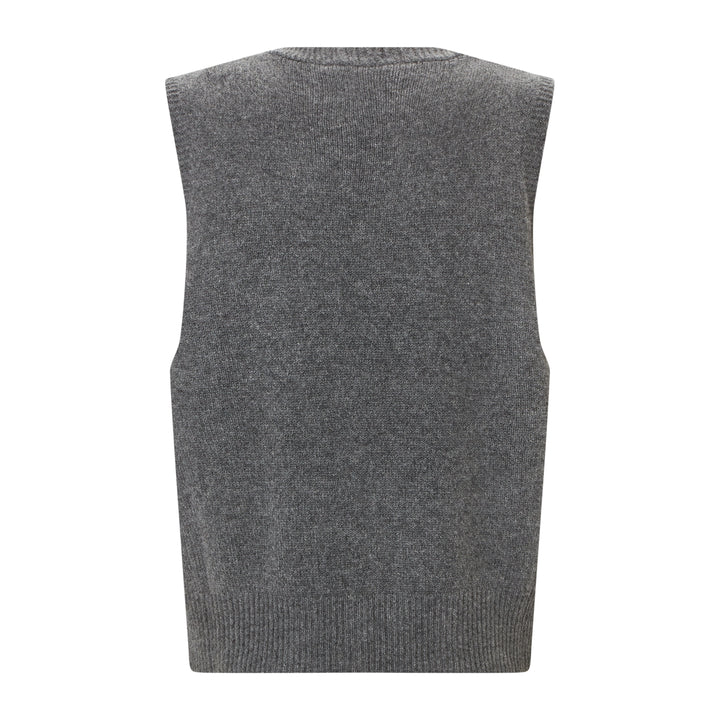 Cashmere Cardigan Vest