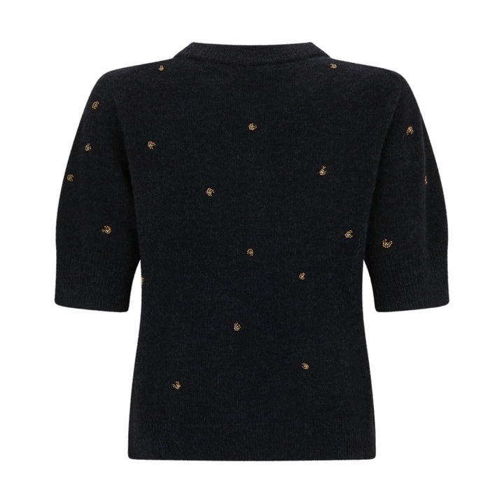 Short Sleeved Knitted Cardigan