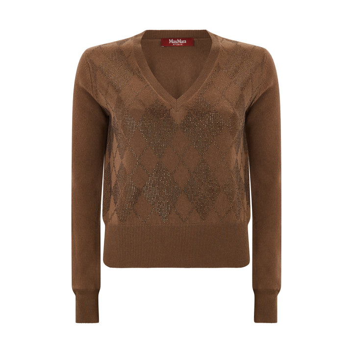 Liuti Arygle Wool Cashmere Top