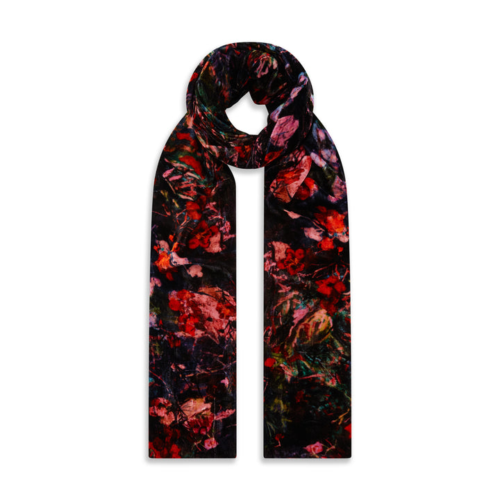 MUFFLER NASTURTIUM VELVET SCARF