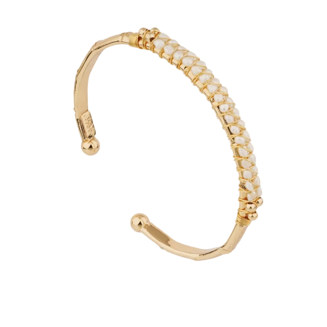 Lyre bangle bracelet