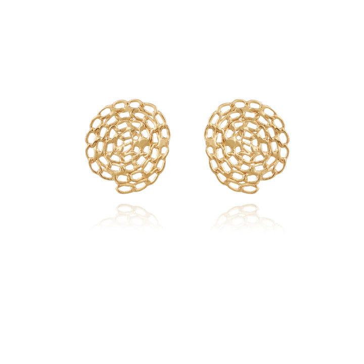 Onde Gourmette Studs Earrings
